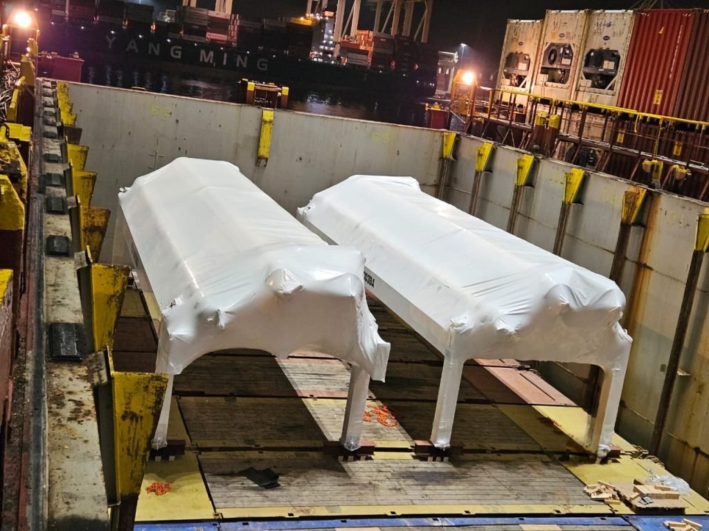 Covered industrial equipment