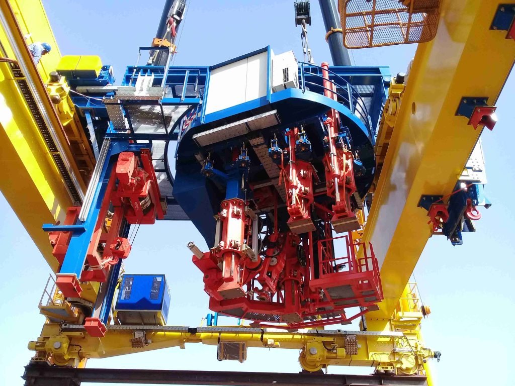 Industrial machinery close-up
