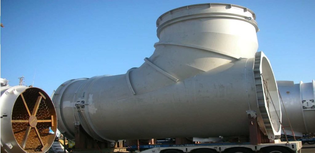 Industrial pipeline joint piece