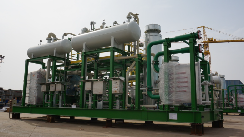 Green process skid system